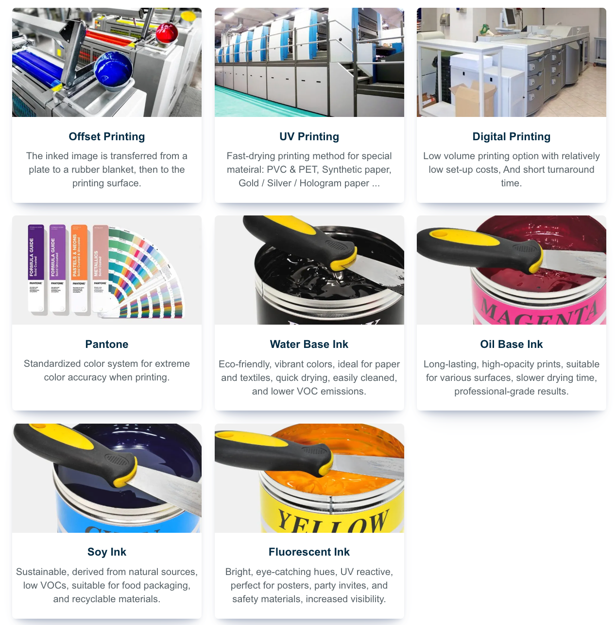 A Guide to Color Box Printing Methods